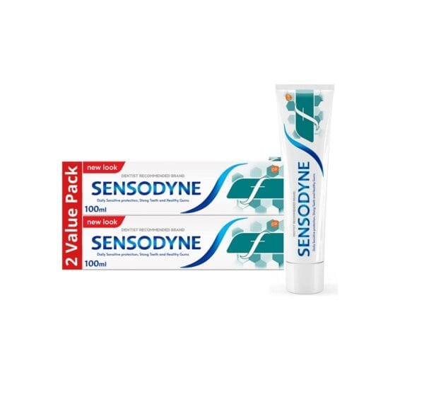 Sensodyne Toothpaste Flouride For Sensitive Teeth, Fresh Flavour, 100Ml, (2 Value Pack)