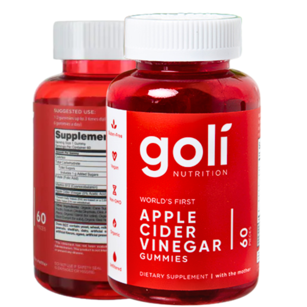 Goli Nutrition Apple Cider Vinegar 60 Dietary Gummies - Image 2